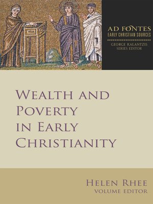 cover image of Wealth and Poverty in Early Christianity